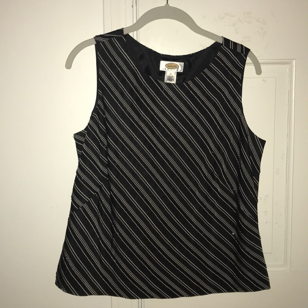 Beaded Talbot’s Sleeveless Dress Tank